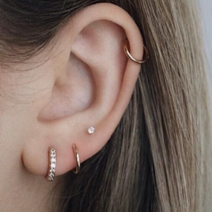 Beauty of Minimalist Piercings Earrings